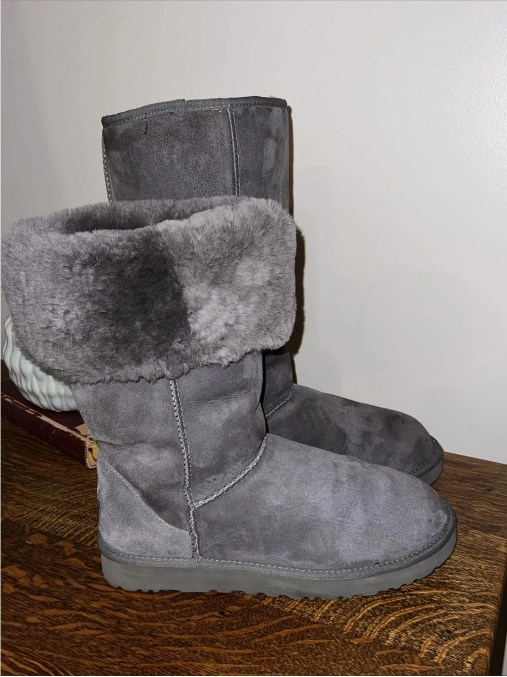 UGG Classic II Tall Boots size 10 gray